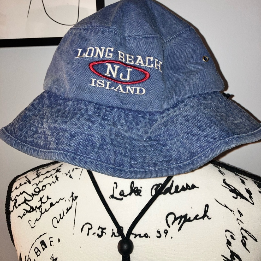 Blue bucket hat adult size